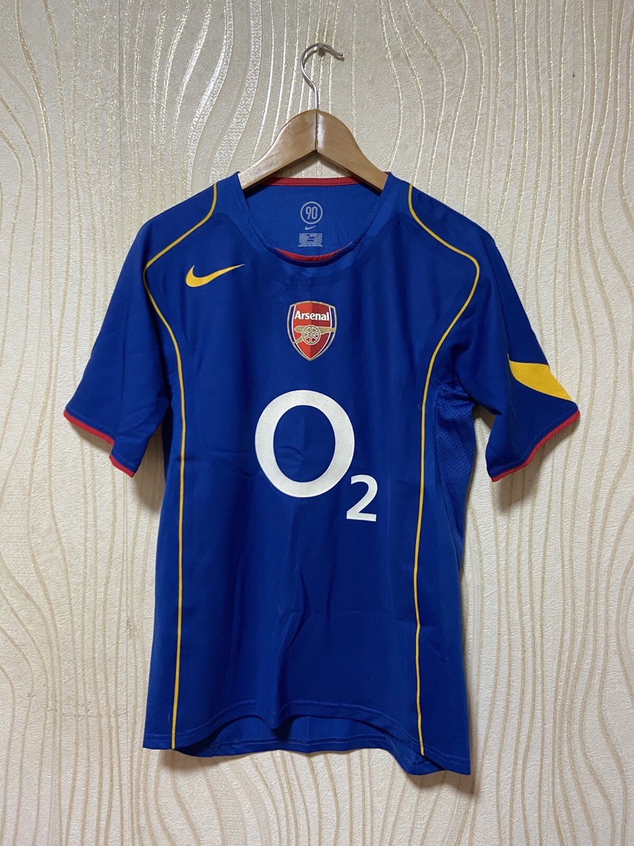 ARSENAL LONDON 2004 2005 AWAY SHIRT JERSEY NIKE AUTHENTIC PLAYER