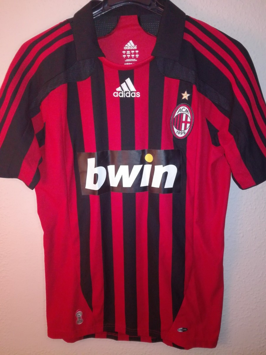 AC MILAN 2007-2008 Bwin camiseta shirt trikot maillot maglia