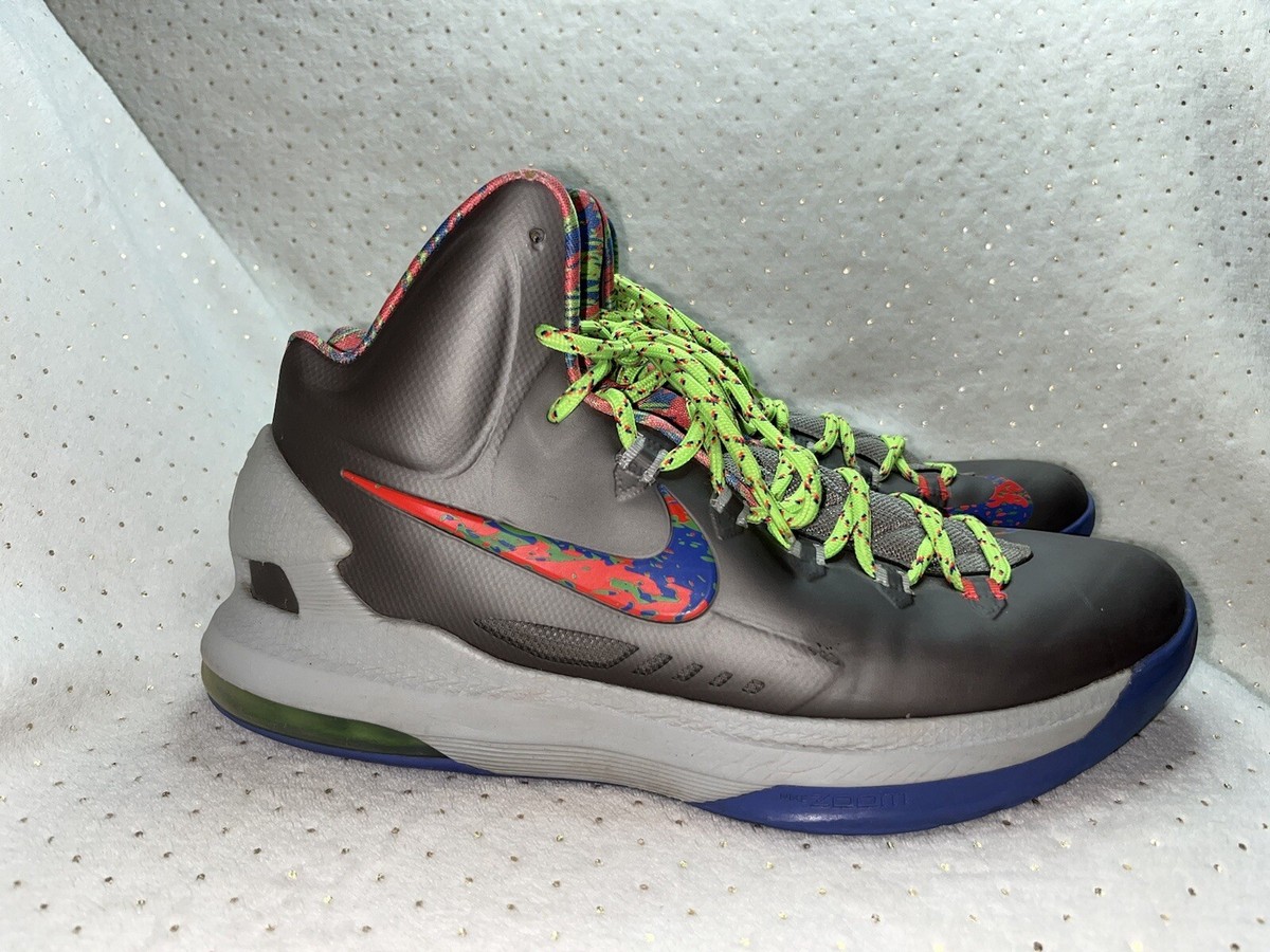 NIKE KD 5 V NERF Energy Size 10.5 Grey Splatter 554988-007 2012