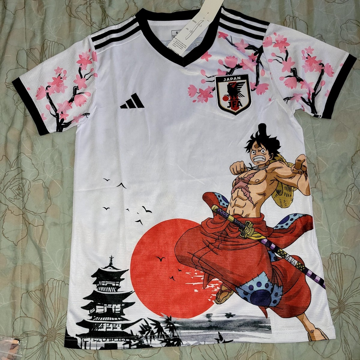 Japan Soccer Jersey Anime Luffy / Zoro One Piece Concept Edition S