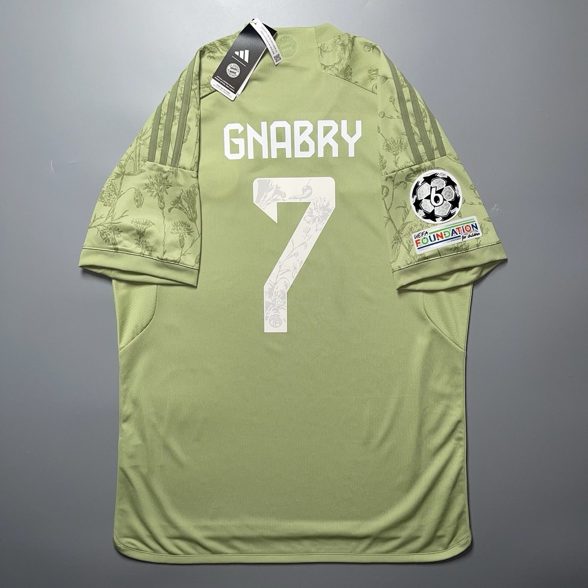 BAYERN ADIDAS 2023/2024 FOOTBALL OKTOBERFEST JERSEY #7 GNABRY SIZE