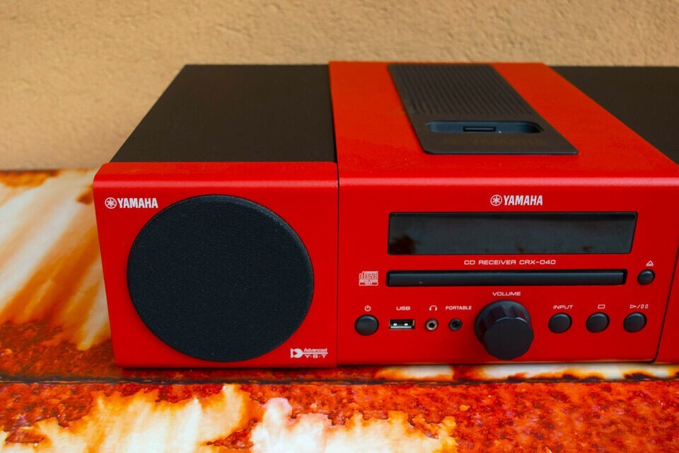 Yamaha CRX 040 Japanese home stereo system in red color | eBay