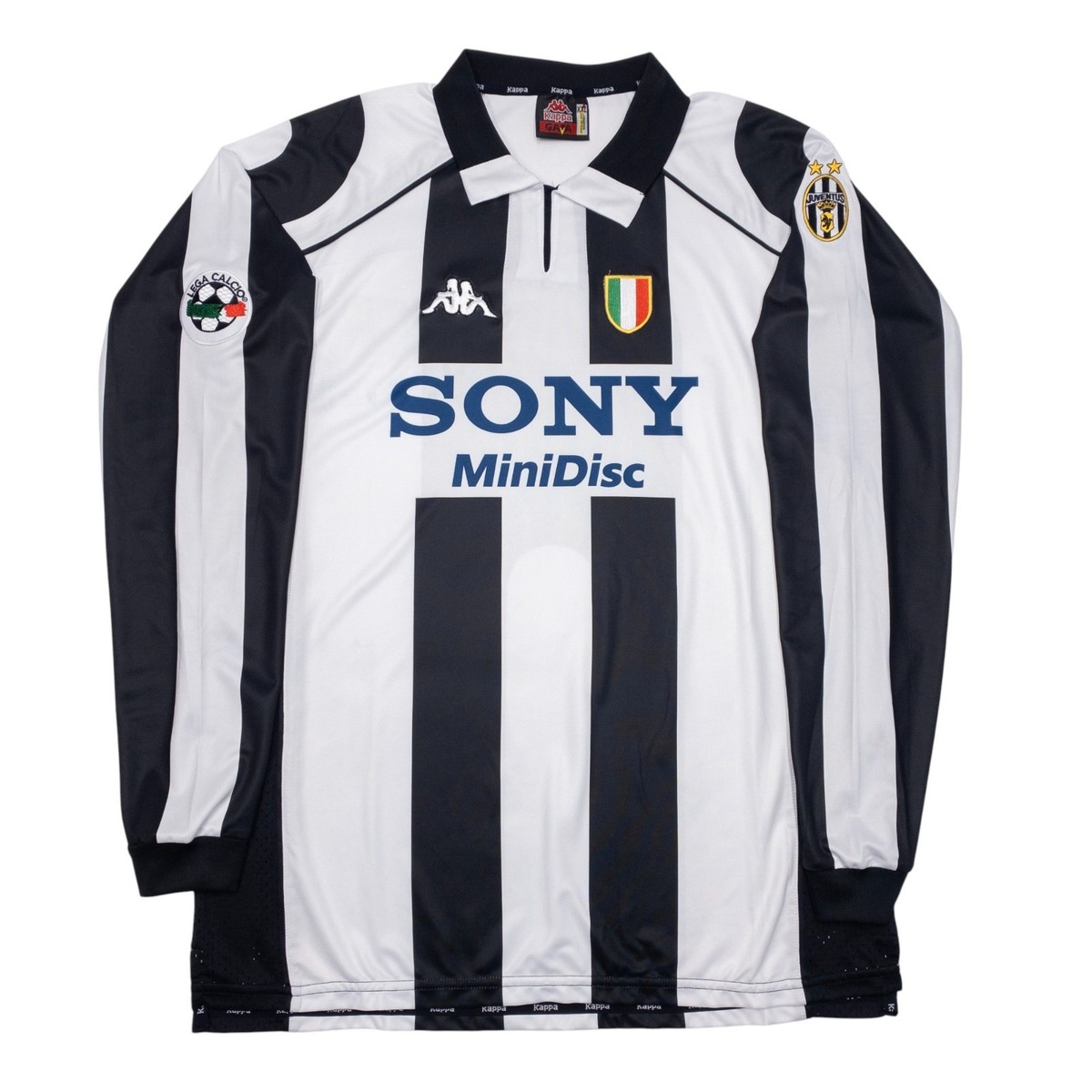Vintage Kappa Juventus Soccer Jersey Men 2XL Slim Long Sleeve