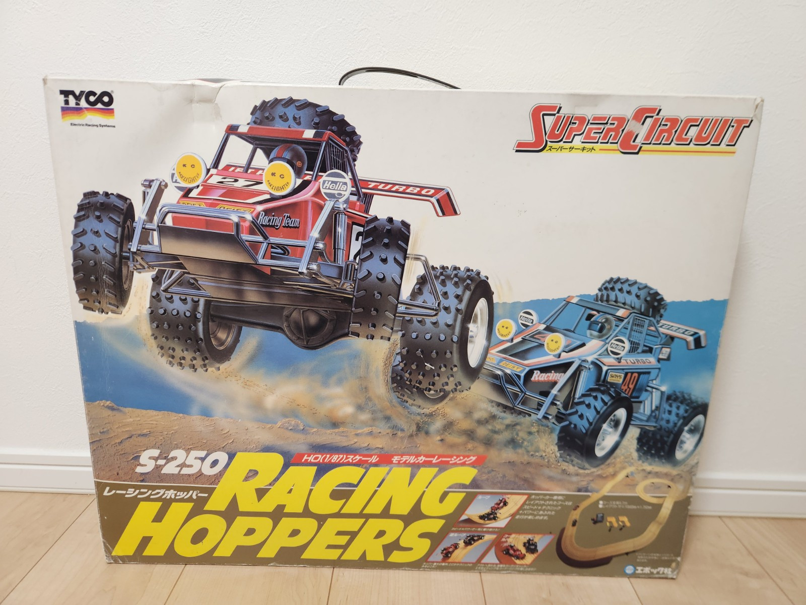 HO TYCO 1/87 スロット 3台カーセット HO TYCO 1/87 スロット 3台カー