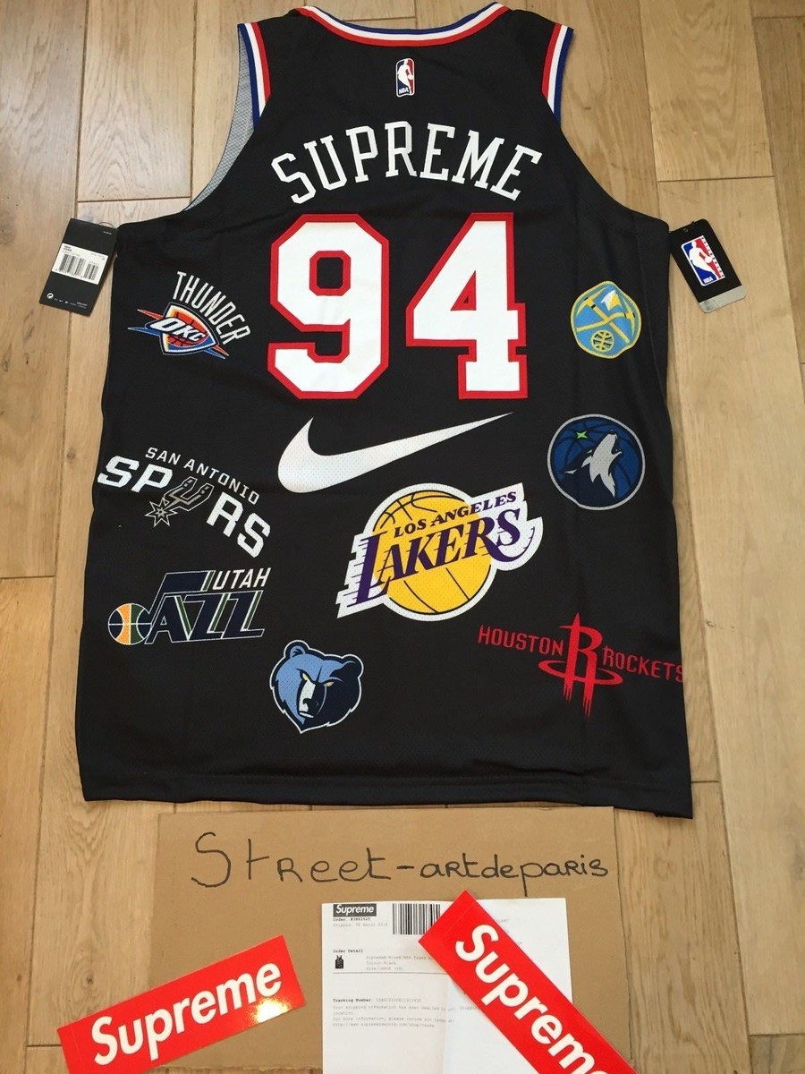 SUPREME NIKE Supreme®/Nike®/NBA Teams Authentic Jersey | eBay
