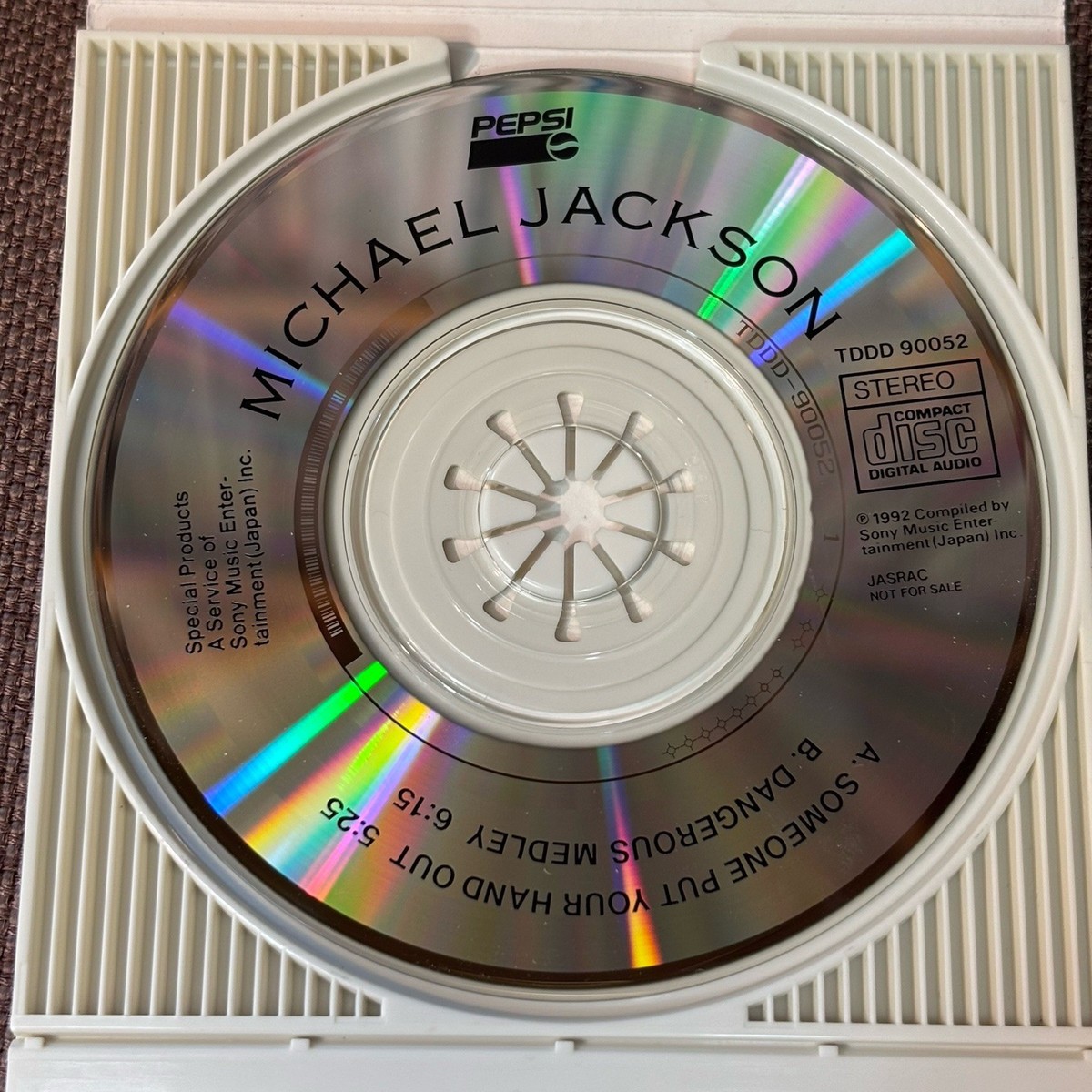 Promo-only MICHAEL JACKSON Someone Put Your Hand Out JAPAN 3