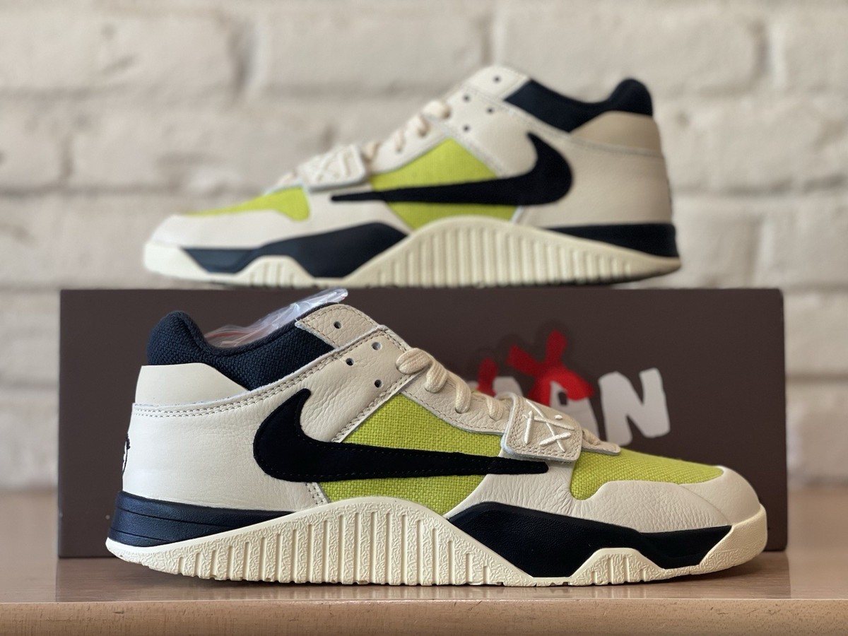 Nike Jordan Jumpman Jack Travis Scott Bright Cactus Men Size 10.5