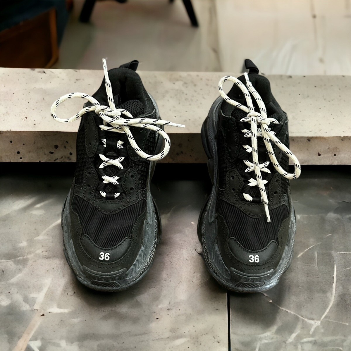 Balenciaga triple s sneakers size 36 | eBay
