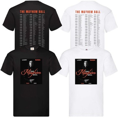 Lady Gaga The Mayhem Ball T-Shirt 2025 World Tour Concert Tee UK