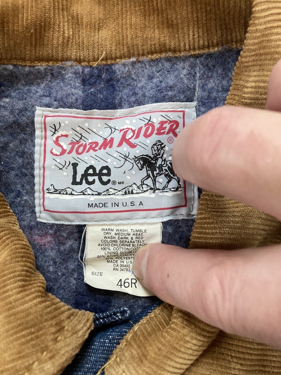Lee Storm Rider Vintage. USA Union Made. Western Cut Denim . Nice