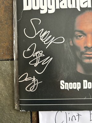 Snoop Dogg Signed AUTOGRAPH THA DOGGFATHER VINYL ALBUM LP JSA COA
