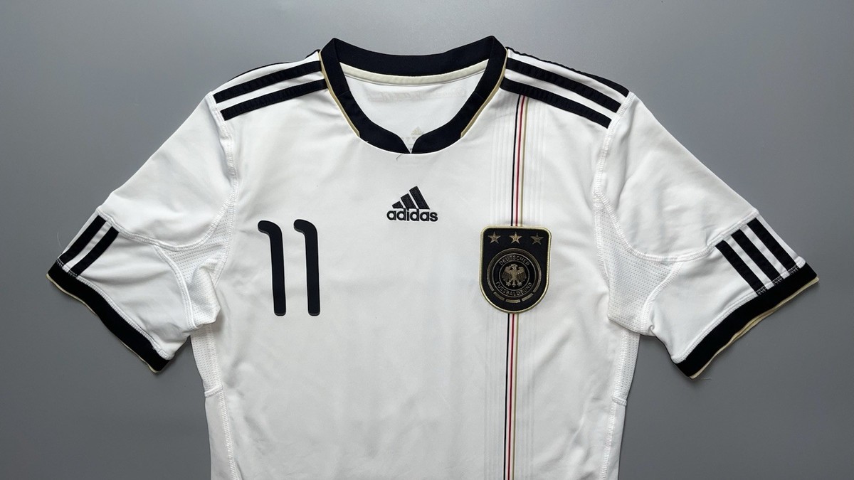 GERMANY ADIDAS 2010 WORLD CUP FOOTBALL HOME JERSEY #11 KLOSE SIZE