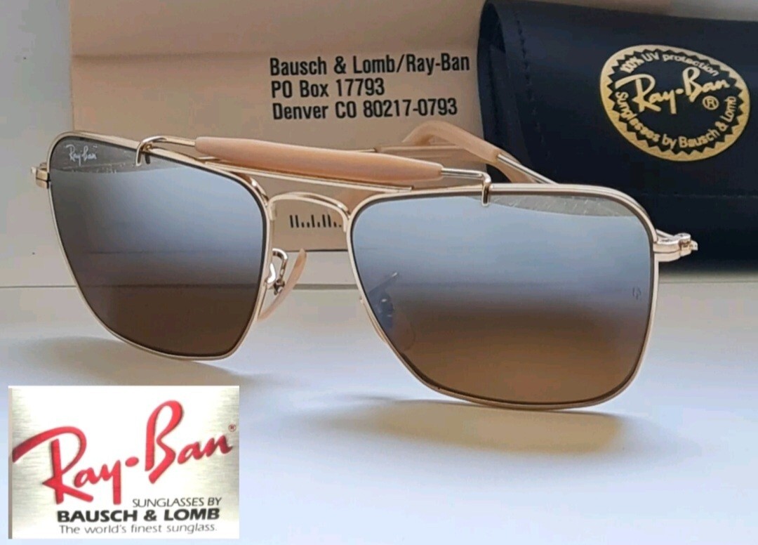 RARE NEW OLD STOCK VINTAGE RAY BAN CARAVAN BL USA BAUSCH&LOMB NOS