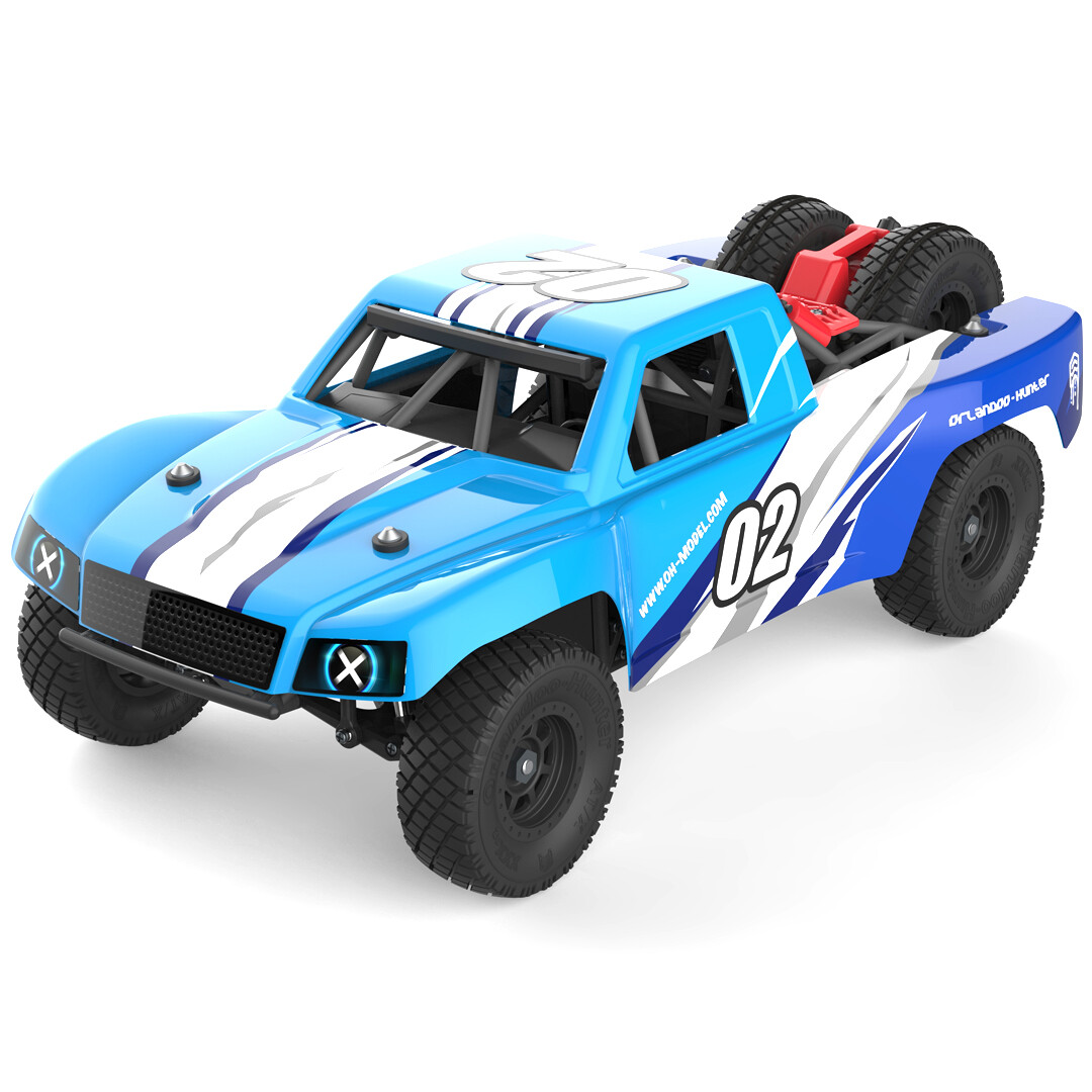 NEW Orlandoo Hunter 1/32 RWD Micro Roll Cage Trophy Truck Kit Blue