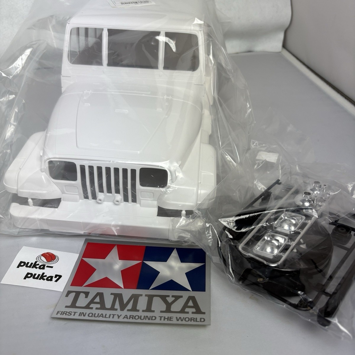 新品】廃盤 TAMIYA タミヤ ジープ ラングラー ボディ + H・Jパーツ