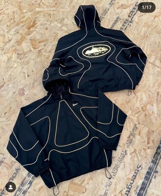 Nike x Corteiz NRG Track Jacket Black Onyx - Size Medium - Brand