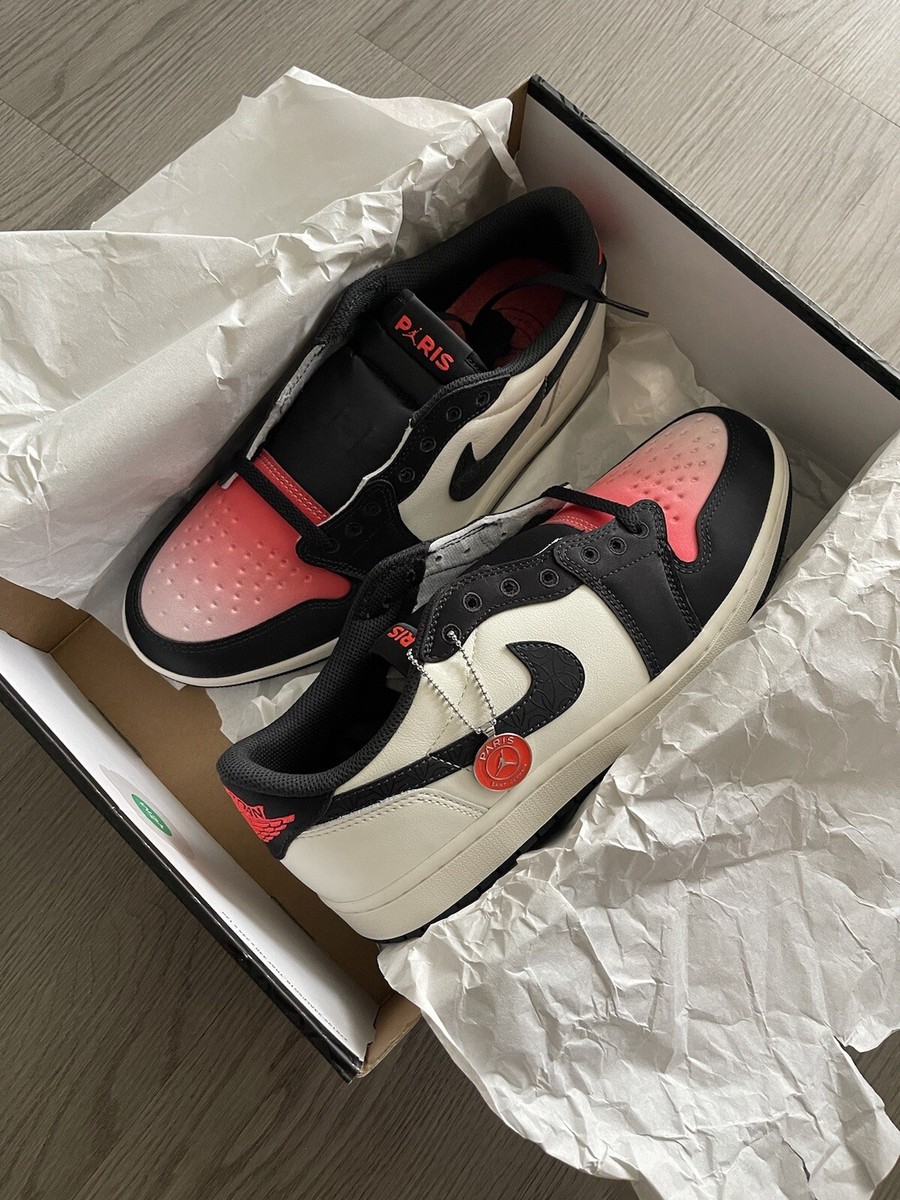 Size 11 - Paris Saint-Germain x Air Jordan 1 Retro OG Low Sail