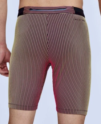 NIKE DriFit ADV AeroSwift Black Pink Running 1/2 Length Racing