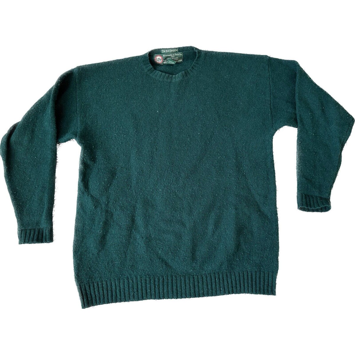Vintage Abercrombie & Fitch The Big Sweater Indian Lake Small Wool