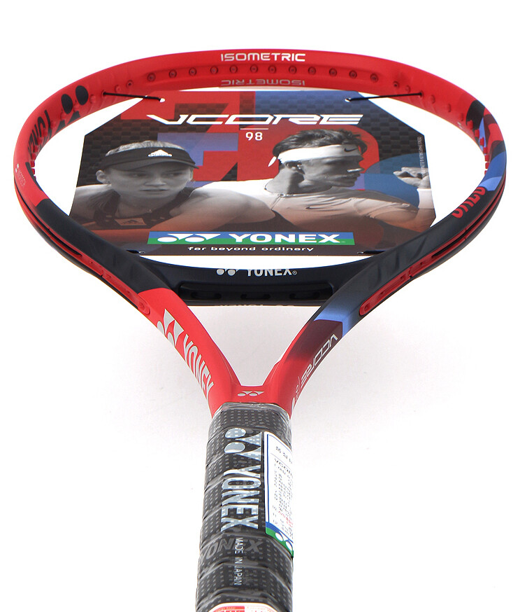 Yonex 2023 VCORE 98 Tennis Racquet Racket Red 98sq 305g G2 16x19