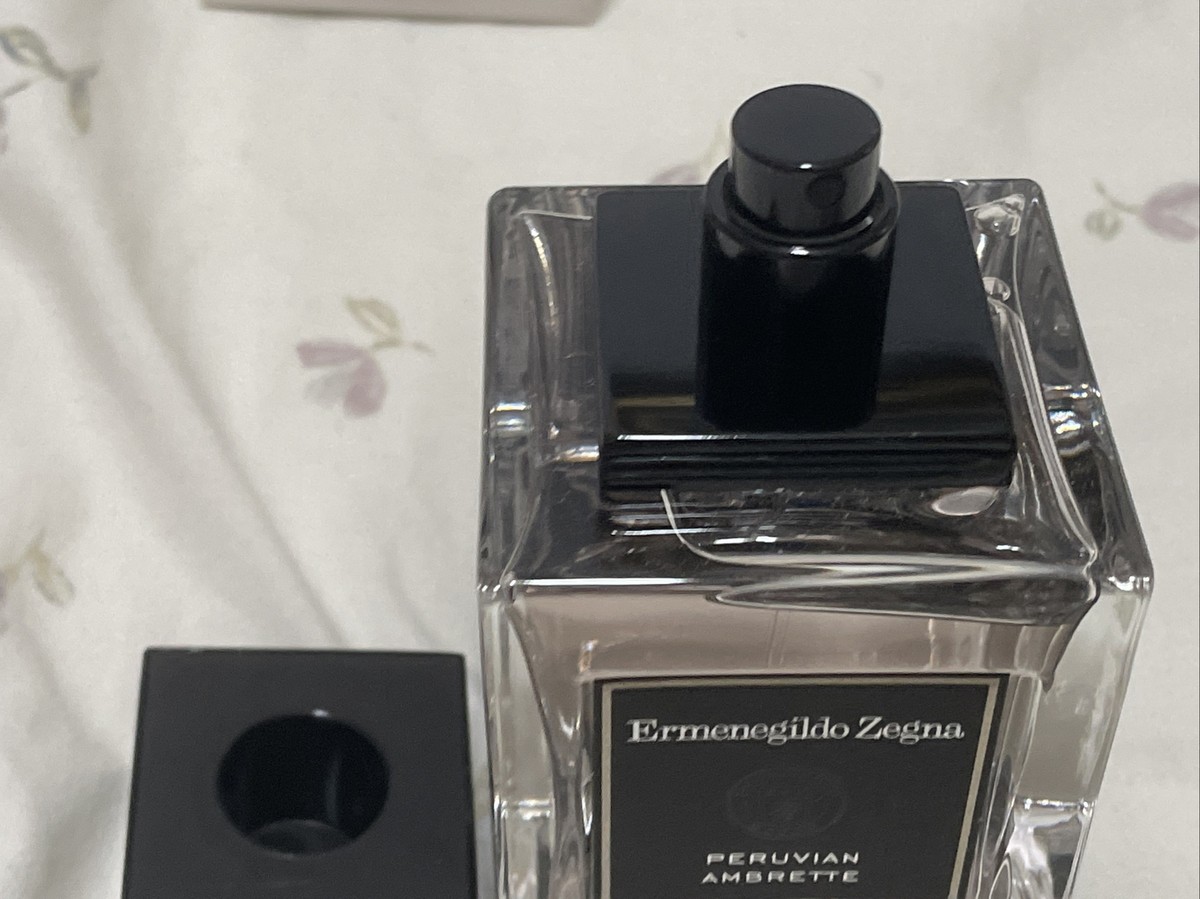 ERMENEGILDO ZEGNA PERUVIAN AMBRETTE 4.2 oz 125 ml Mens EAU DE