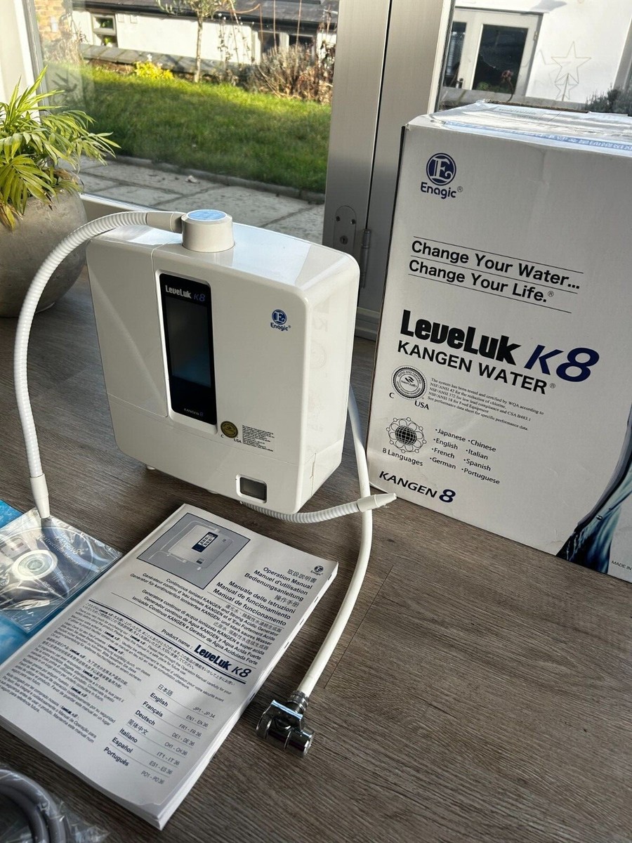 Leveluk Kangen K8 Water Ioniser made by Enagic in Japan - Original