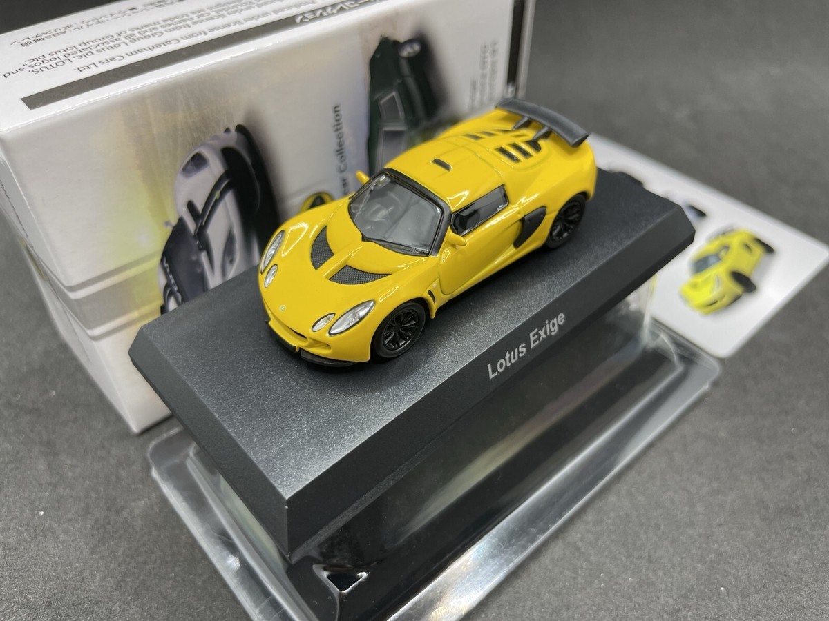 Kyosho 1/64 Lotus collection Lotus Exige Yellow diecast model car