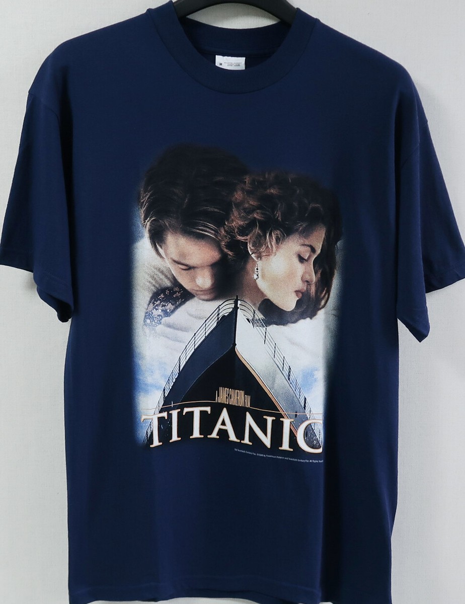 NEW 90s Vintage Titanic Shirt Rose Jack Leonardo DiCaprio Movie