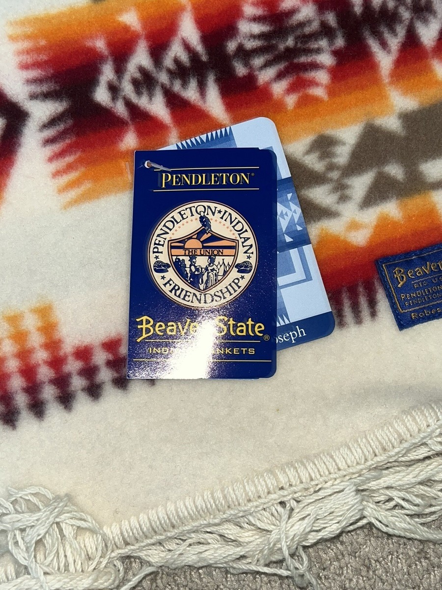 Vintage Pendleton Beaver State Chief Joseph Reversible Wool