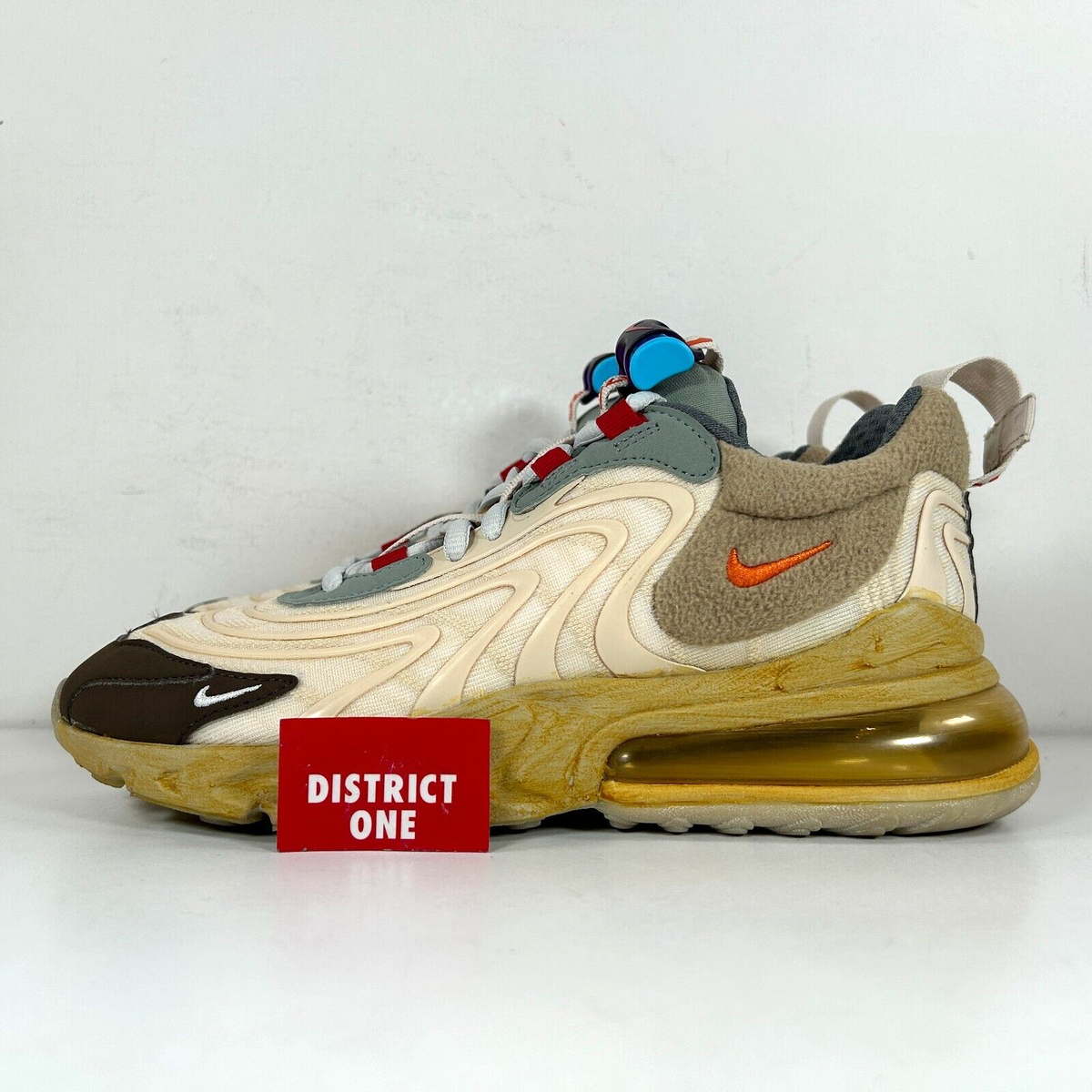 Travis Scott x Nike Air Max 270 React ENG Cactus Trails - Size 5.5