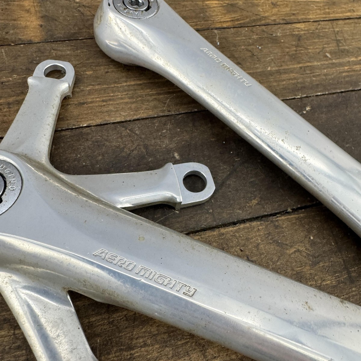 Vintage Sugino Aero Mighty Crankset 170mm 144 BCD AUTEX Extractor