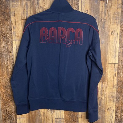 FC BARCELONA FOOTBALL BLUE JACKET ORIGINAL NIKE 478157-410 MEN