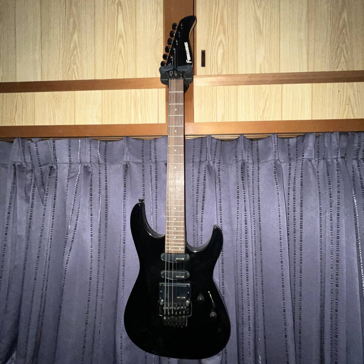 Electric Guitar Fernandes FR-55 Black 6 Strings | eBay