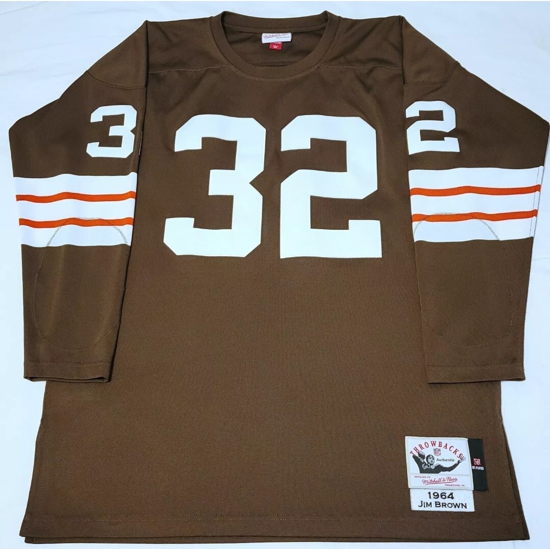 AUTHENTIC Mitchell & Ness #32 Jim Brown 1964 Cleveland Browns