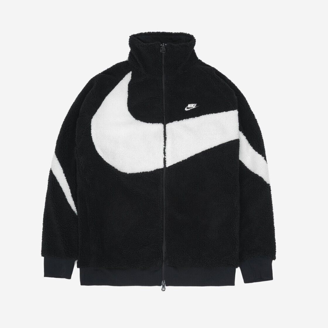 Nike Big Swoosh Pull Zip Reversible Jacket Asian Size (BQ6546-011