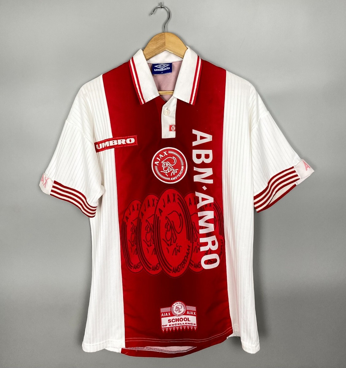 1997-98 AJAX Amsterdam Netherlands Home Umbro Soccer Football Kit