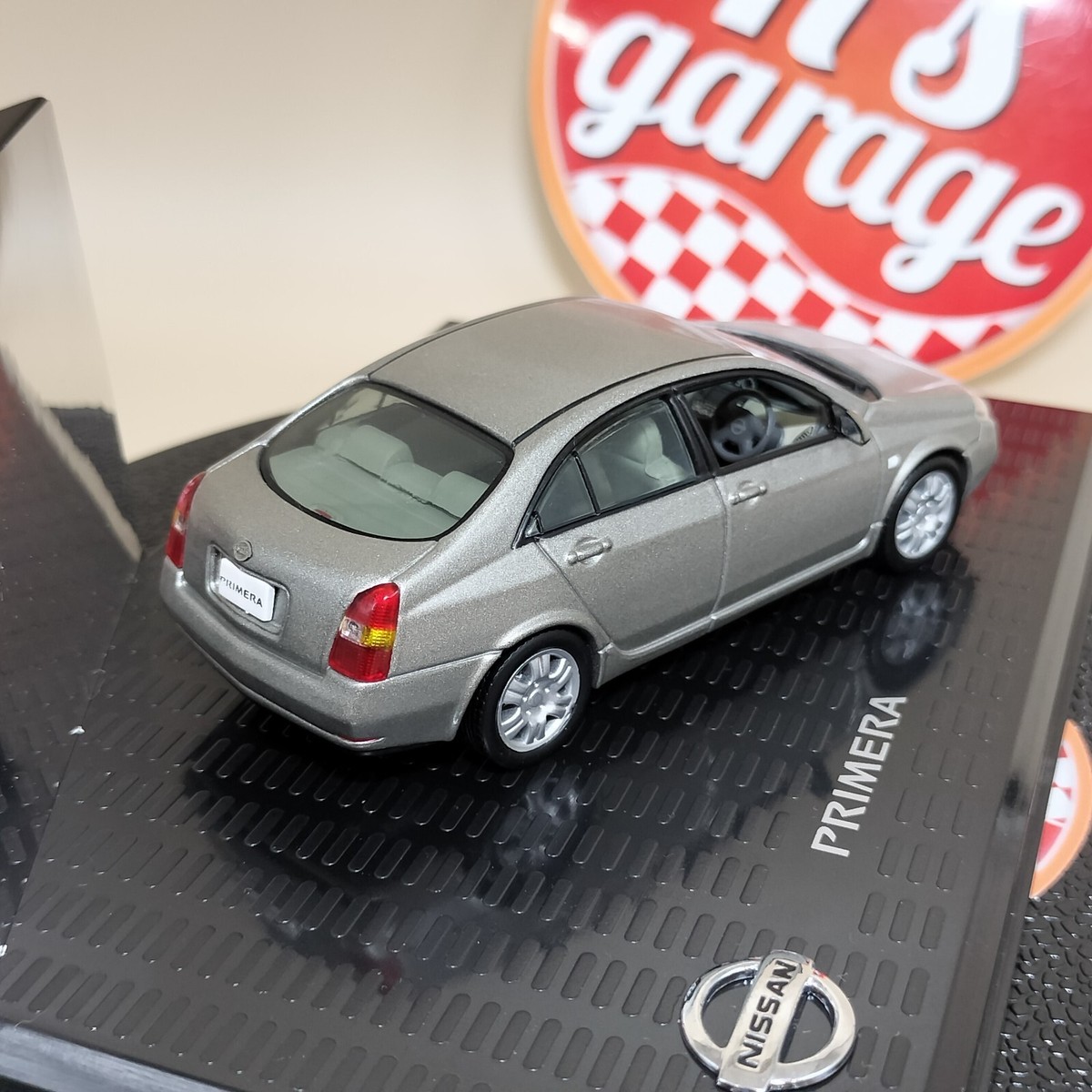 1/43 Nissan PRIMERA P12 Sedan Silver Grey Dealer edition Diecast