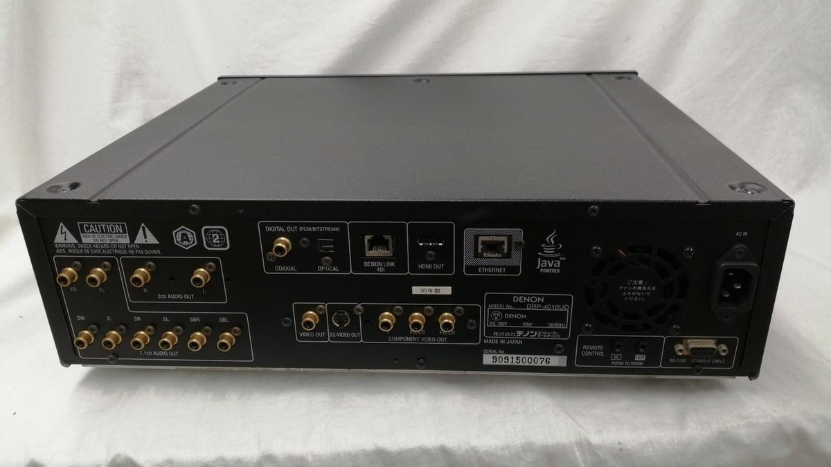 DENON DBP-4010UD Universal Blu-ray Disc Player Black USED | eBay