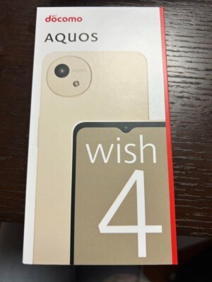 New model, brand new, unused, Docomo AQUOS wish4 SH-52E, white