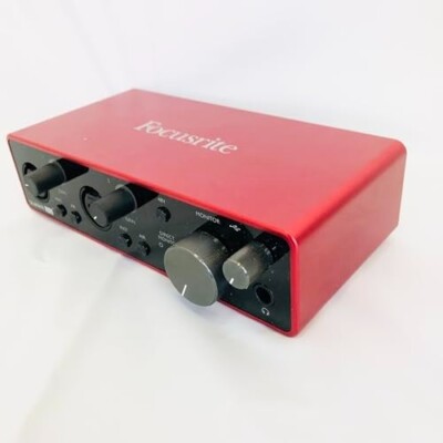 Focusrite Scarlett 2i2 3rd Gen USB Audio Interface with Pro Tools