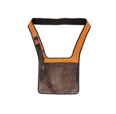 Authentic Miu Miu 1999 SS Archive Shoulder Bag Orange Nylon Canvas