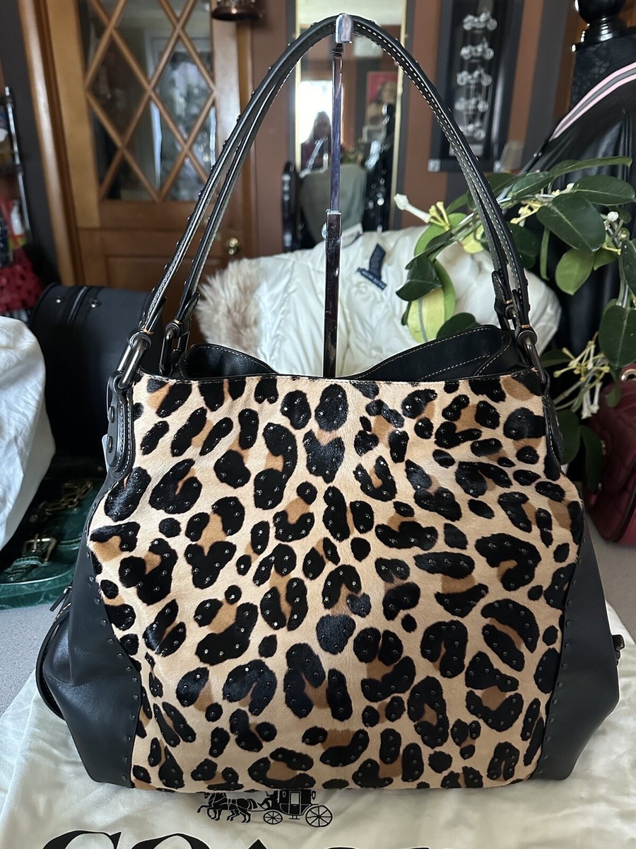 Coach 1941 Leopard Rivets Edie 42 32738 NWT | eBay