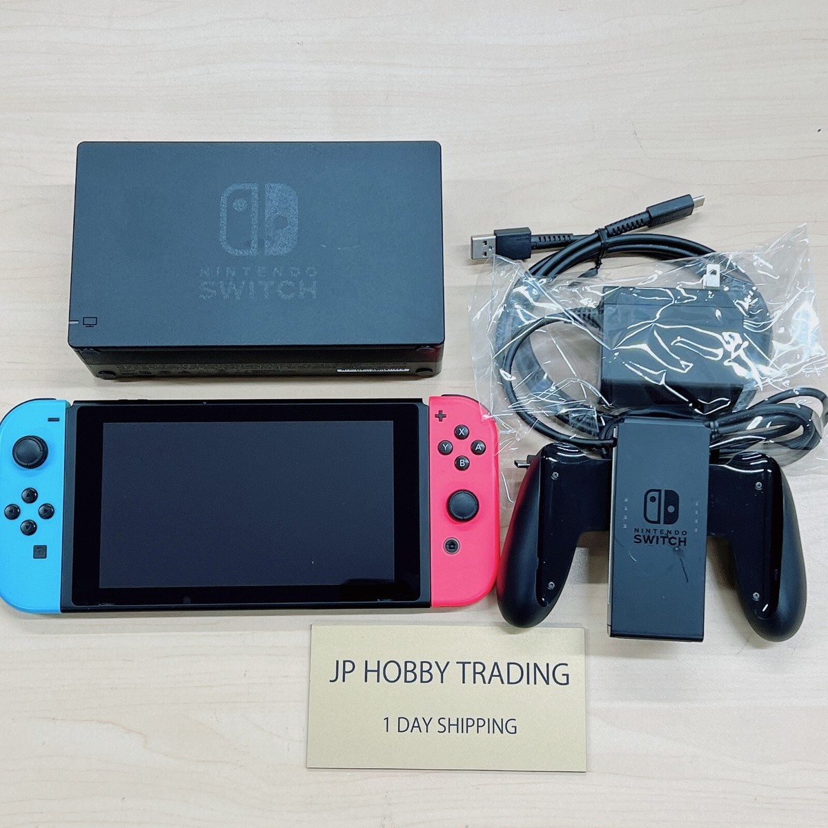 Nintendo Switch Console HAC-001 w/ Joy Con + Dock + AC +HDMI [Ship