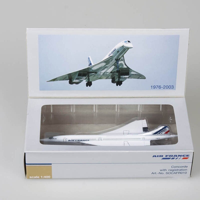 1/400 Scale Concorde Diecast Air France 1976-2003 Aircraft Plane