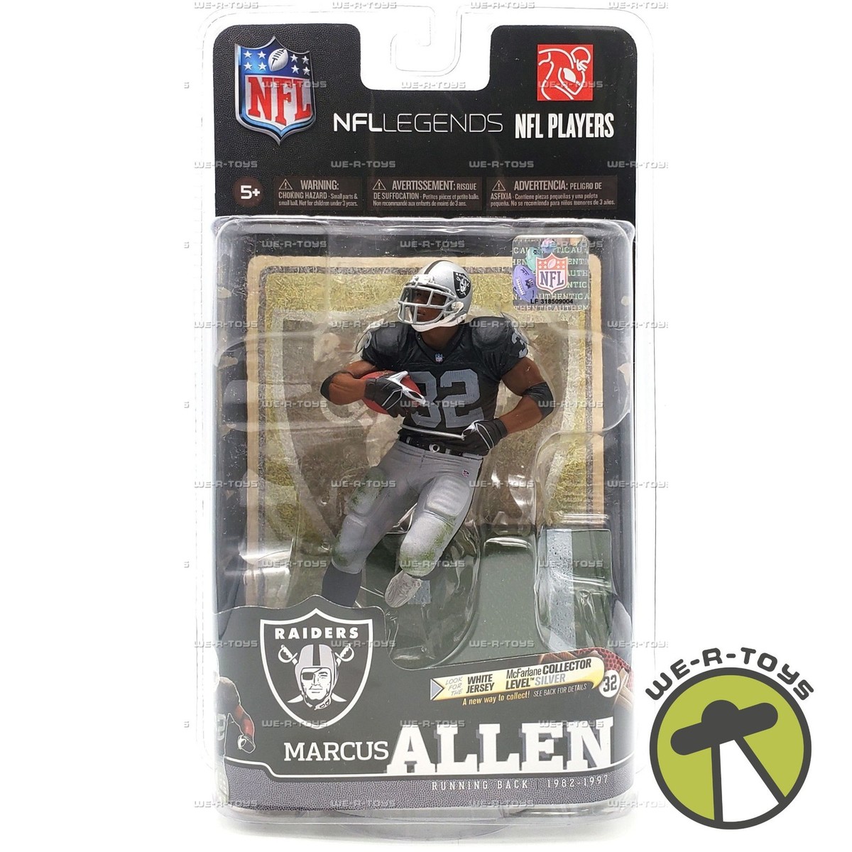 NFL Legends Marcus Allen Oakland Raiders Action Figure 2010