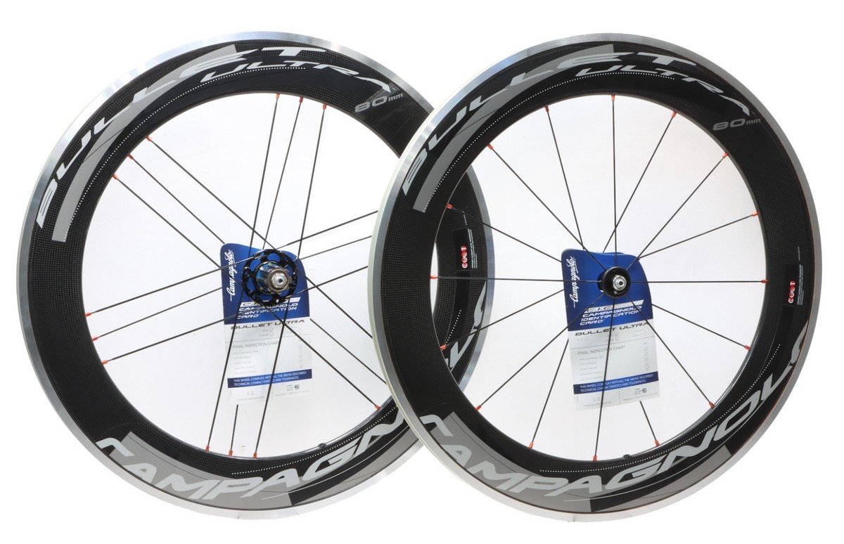 Campagnolo Bullet Ultra 80 Clincher Wheelset Carbon/Alloy Campy