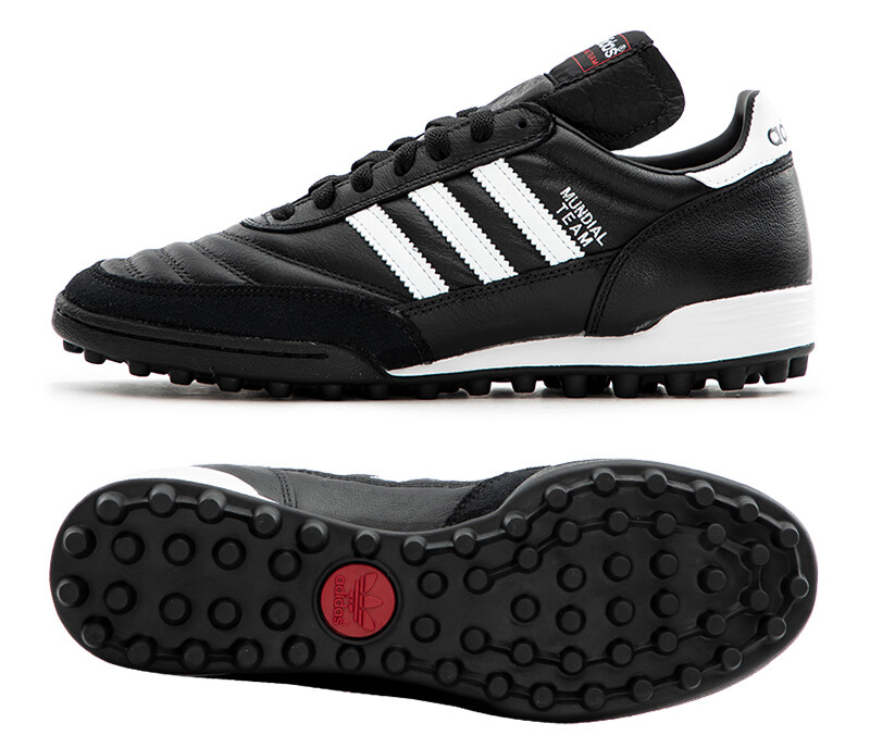 adidas Mundial Team Turf Soccer Shoes Men's Football Shoes Black