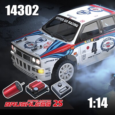 MJX Hyper Go 14302 RC Drift Rally Car 1/14 Brushless 45 & 65KPH 2S