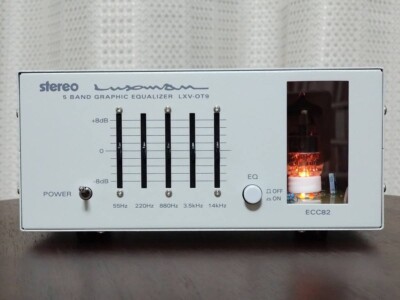 LUXMAN LXV-OT9 Tube Graphic Equalizer 5 bands Confirmed Operation