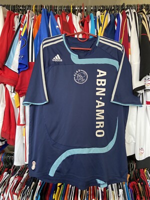 AJAX 2007 2008 AWAY FOOTBAL SHIRT SOCCER JERSEY ADIDAS 695776 sz L